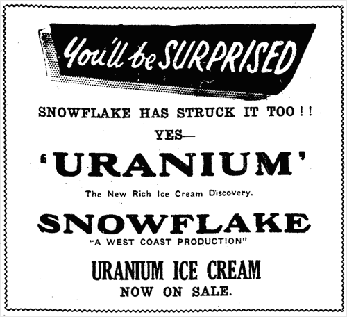 Snowflake Uranium Ice Cream