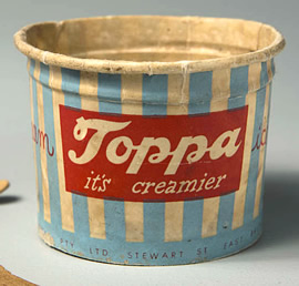 Toppa Ice Cream tub